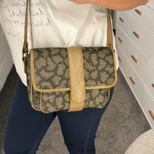 Yves Saint Laurent Spontini Leather Bag